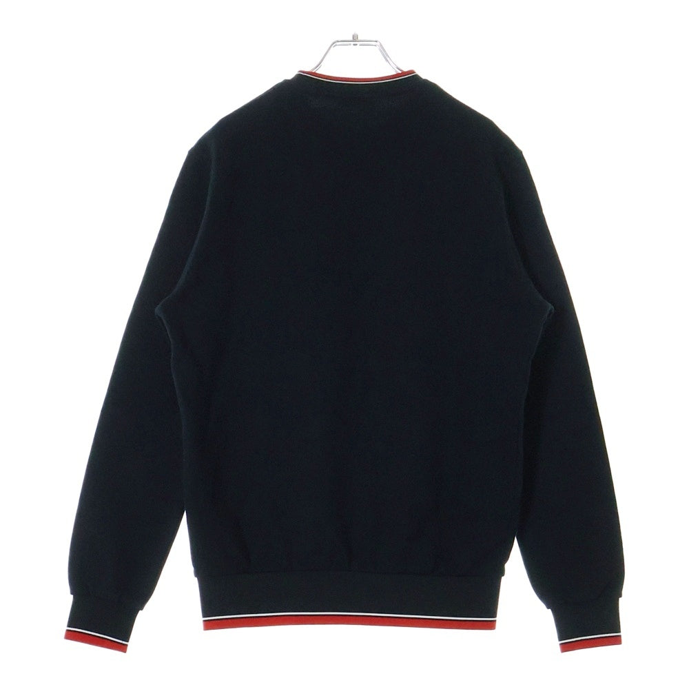 Dior HOMME(ディオールオム) ロゴ ROSEエンブロイダリー 長袖 スウェットトレーナー ブラック 733J613M0500