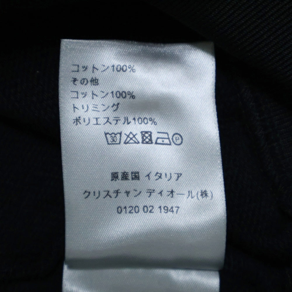 Dior HOMME(ディオールオム) ロゴ ROSEエンブロイダリー 長袖 スウェットトレーナー ブラック 733J613M0500