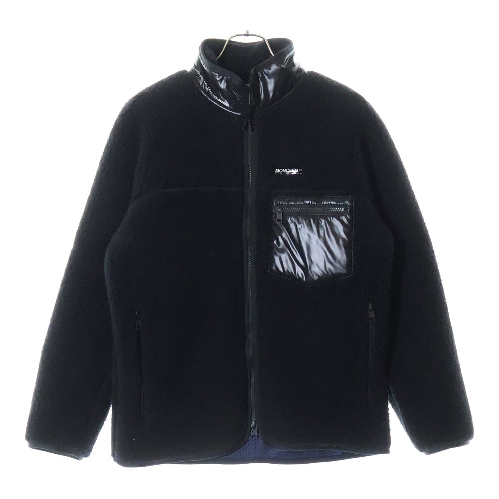 MONCLER GENIUS(モンクレール ジーニアス) 19AW×FRAGMENT DESIGN SIKORSKY バックロゴボアジャケット ブラック E209U4110550