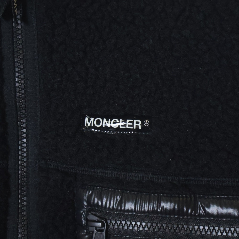 MONCLER GENIUS(モンクレール ジーニアス) 19AW×FRAGMENT DESIGN SIKORSKY バックロゴボアジャケット ブラック E209U4110550