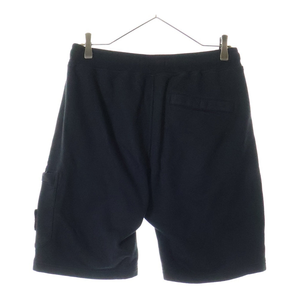 STONE ISLAND(ストーンアイランド) スウェットショートパンツ ロゴパッチ ブラック 101564651
