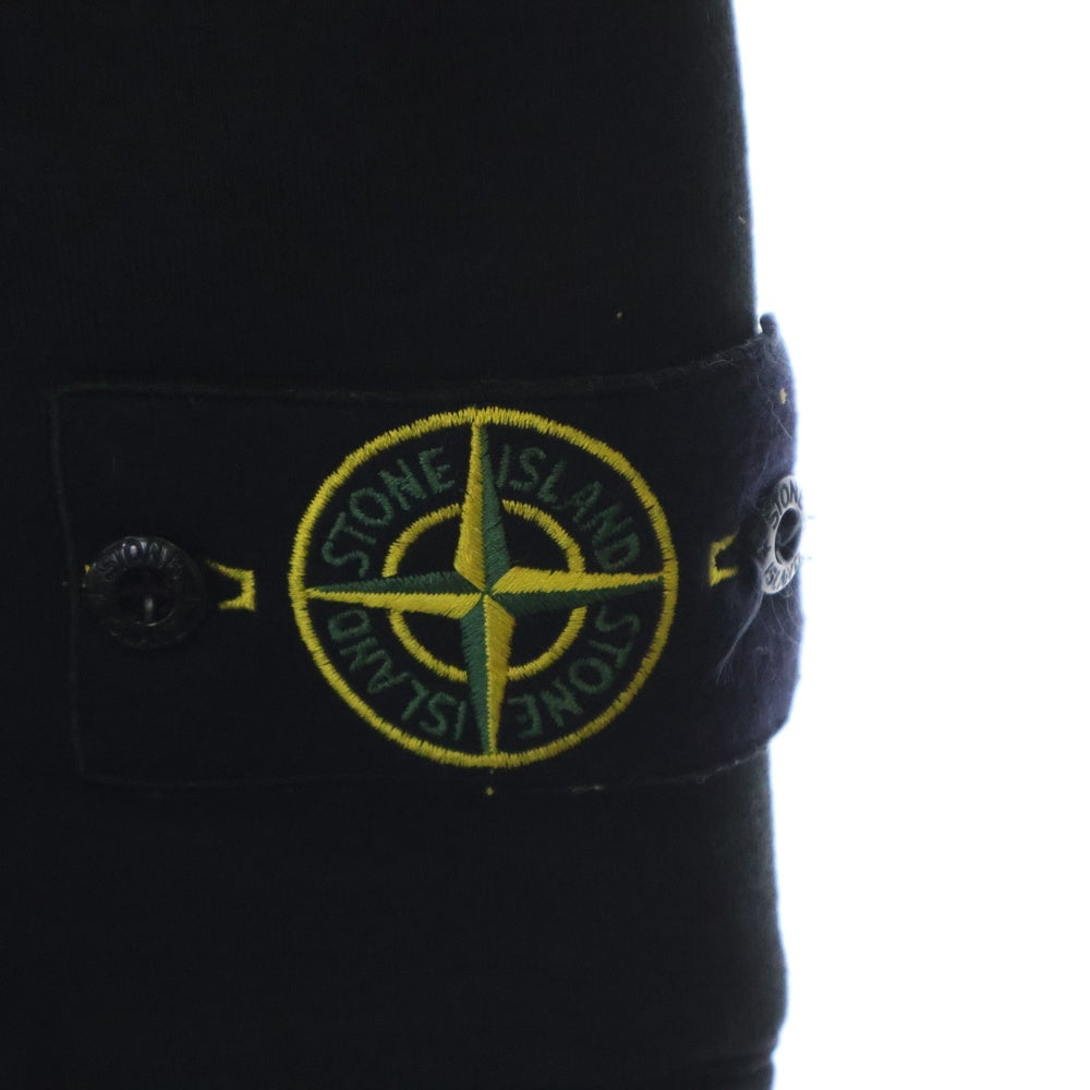 STONE ISLAND(ストーンアイランド) スウェットショートパンツ ロゴパッチ ブラック 101564651