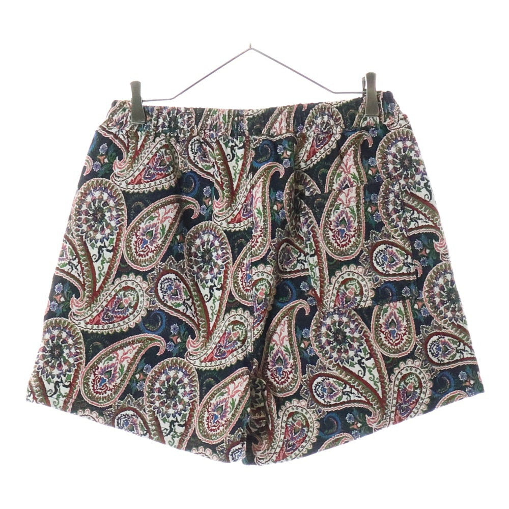 PLEASURES(プレジャーズ) CASKET WOVEN ショートパンツ ペイズリー柄 マルチカラー 8319-343-0265