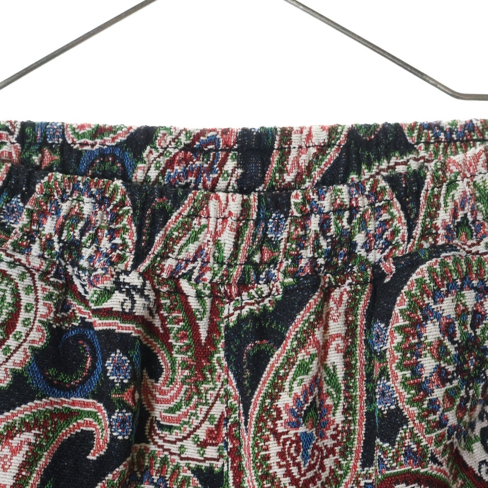 PLEASURES(プレジャーズ) CASKET WOVEN ショートパンツ ペイズリー柄 マルチカラー 8319-343-0265