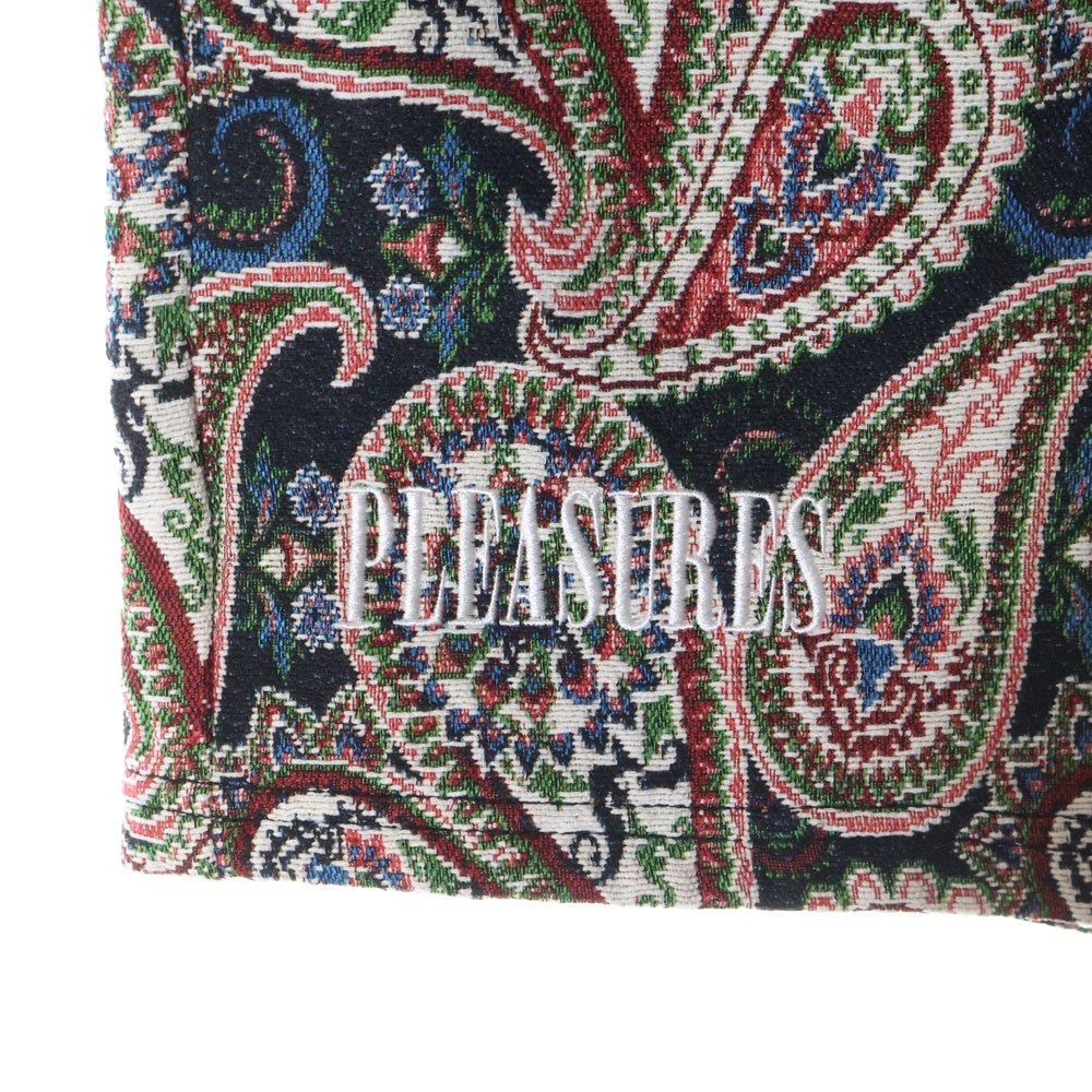 PLEASURES(プレジャーズ) CASKET WOVEN ショートパンツ ペイズリー柄 マルチカラー 8319-343-0265