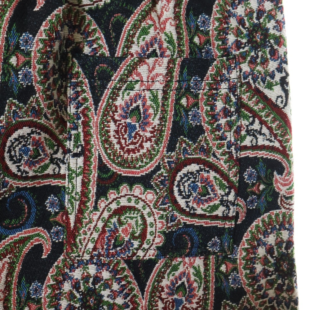 PLEASURES(プレジャーズ) CASKET WOVEN ショートパンツ ペイズリー柄 マルチカラー 8319-343-0265