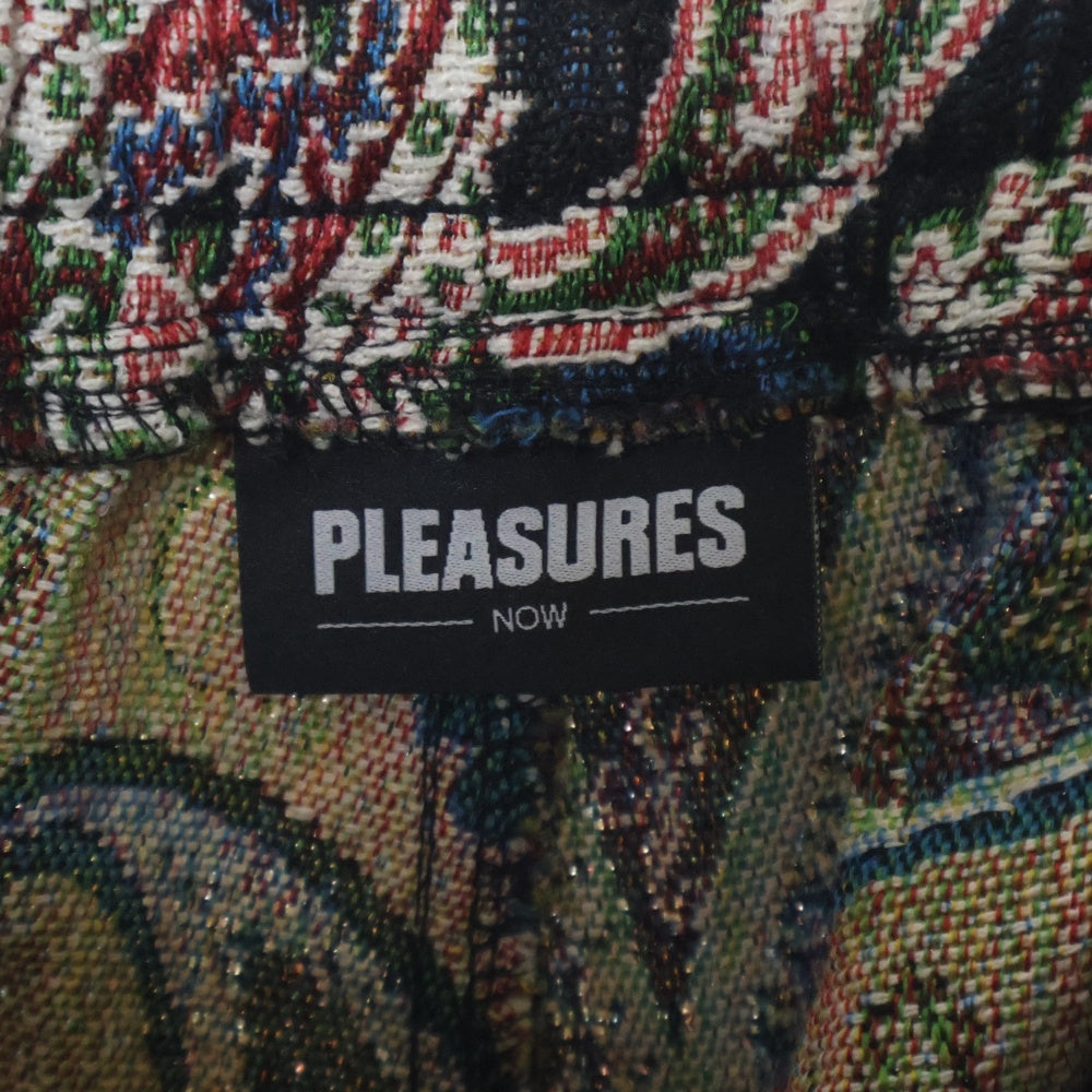 PLEASURES(プレジャーズ) CASKET WOVEN ショートパンツ ペイズリー柄 マルチカラー 8319-343-0265