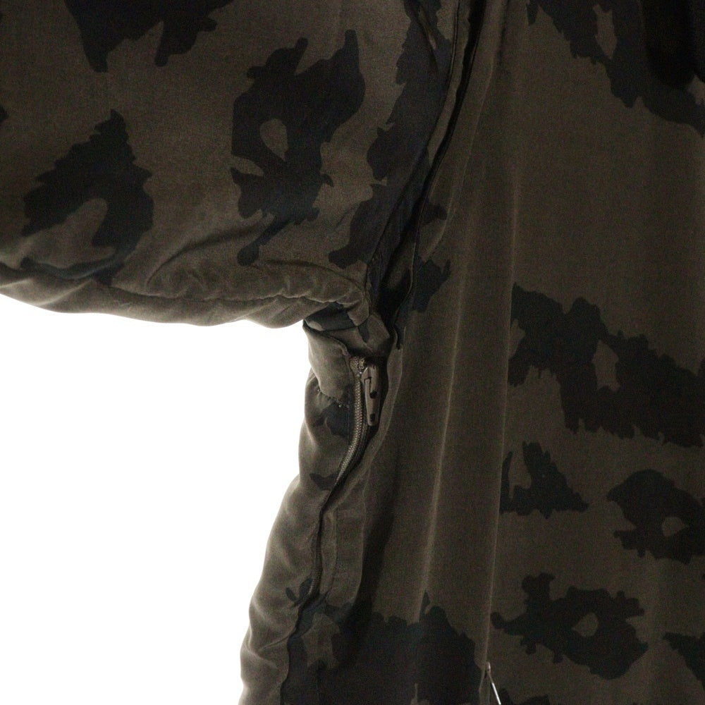 UNDERCOVER(アンダーカバー) 98AW Small parts カモ柄 ジップアップジャケット 着脱フード 付 ブラウン