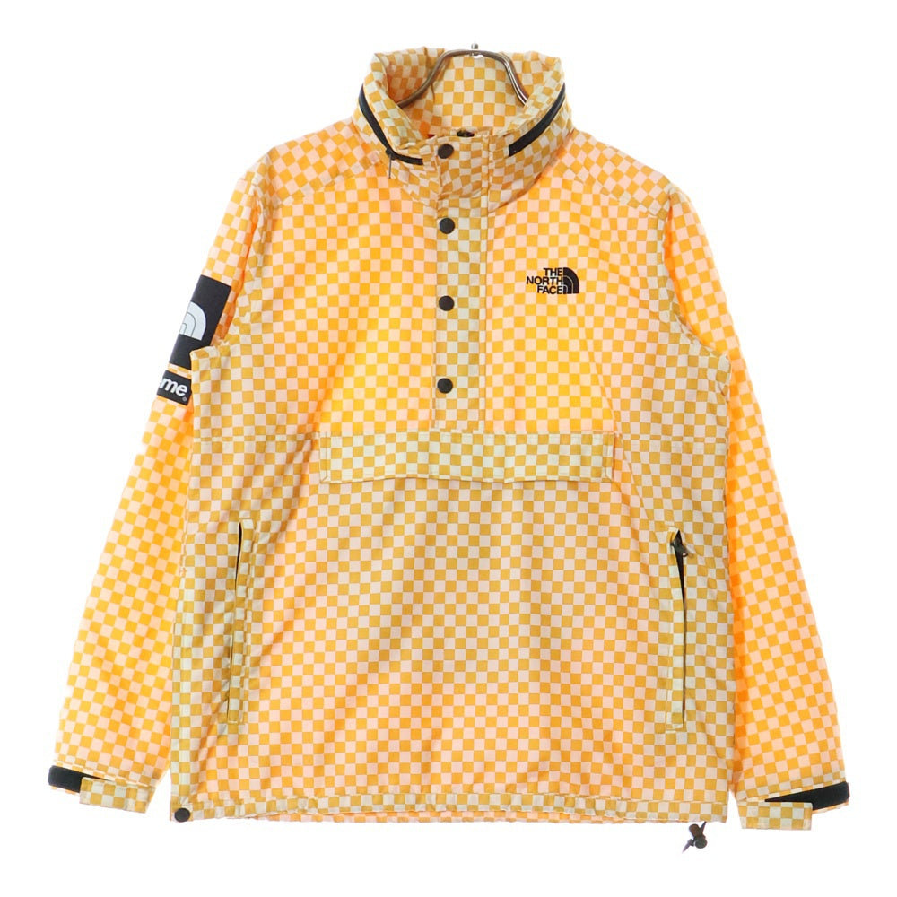 SUPREME(シュプリーム) 11SS ×THE NORTH FACE Windbreaker Pullover ウィンドブレーカー プルオーバー タクシーチェック ジャケット イエロー NP01110