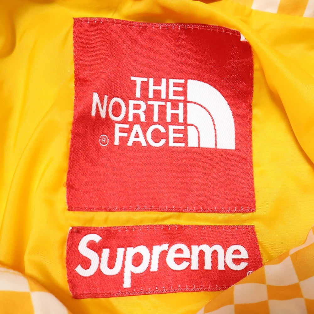 SUPREME(シュプリーム) 11SS ×THE NORTH FACE Windbreaker Pullover ウィンドブレーカー プルオーバー タクシーチェック ジャケット イエロー NP01110