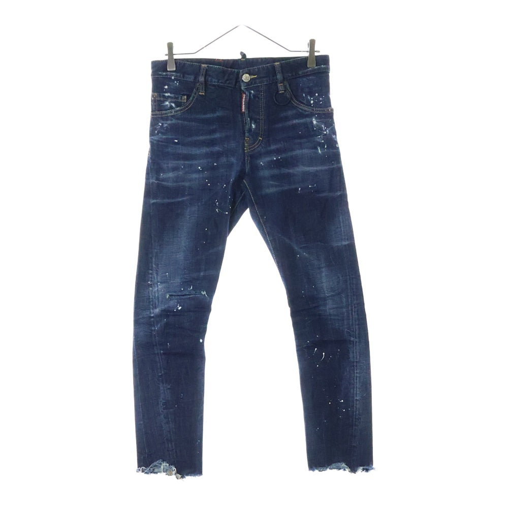 DSQUARED2(ディースクエアード) SEXY TWIST JEAN スキニー ツイスト ジーンズ デニムパンツ インディゴS71LB1008 S30664