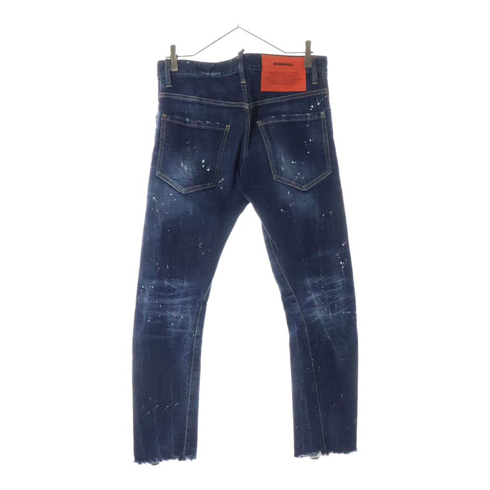 DSQUARED2(ディースクエアード) SEXY TWIST JEAN スキニー ツイスト ジーンズ デニムパンツ インディゴS71LB1008 S30664