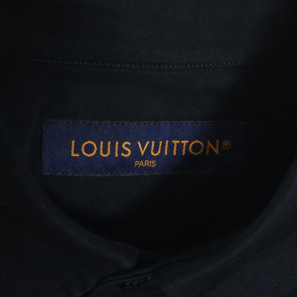 LOUIS VUITTON(ルイヴィトン) モノグラムポケット ボタンアップ半袖シャツ RM242MQ FUG HRS45W ブラック