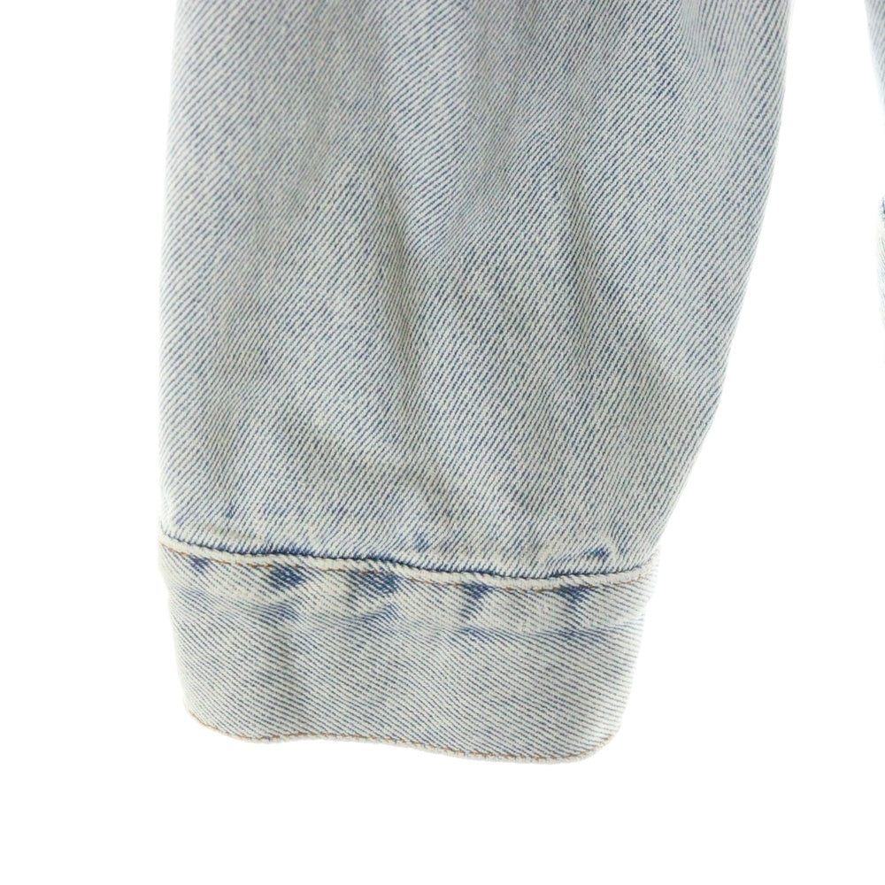 BALENCIAGA(バレンシアガ) Back Logo Crush Denim JacketバックロゴクラッシュUSED加工デニムジャケット インディゴ 557351 TDW15