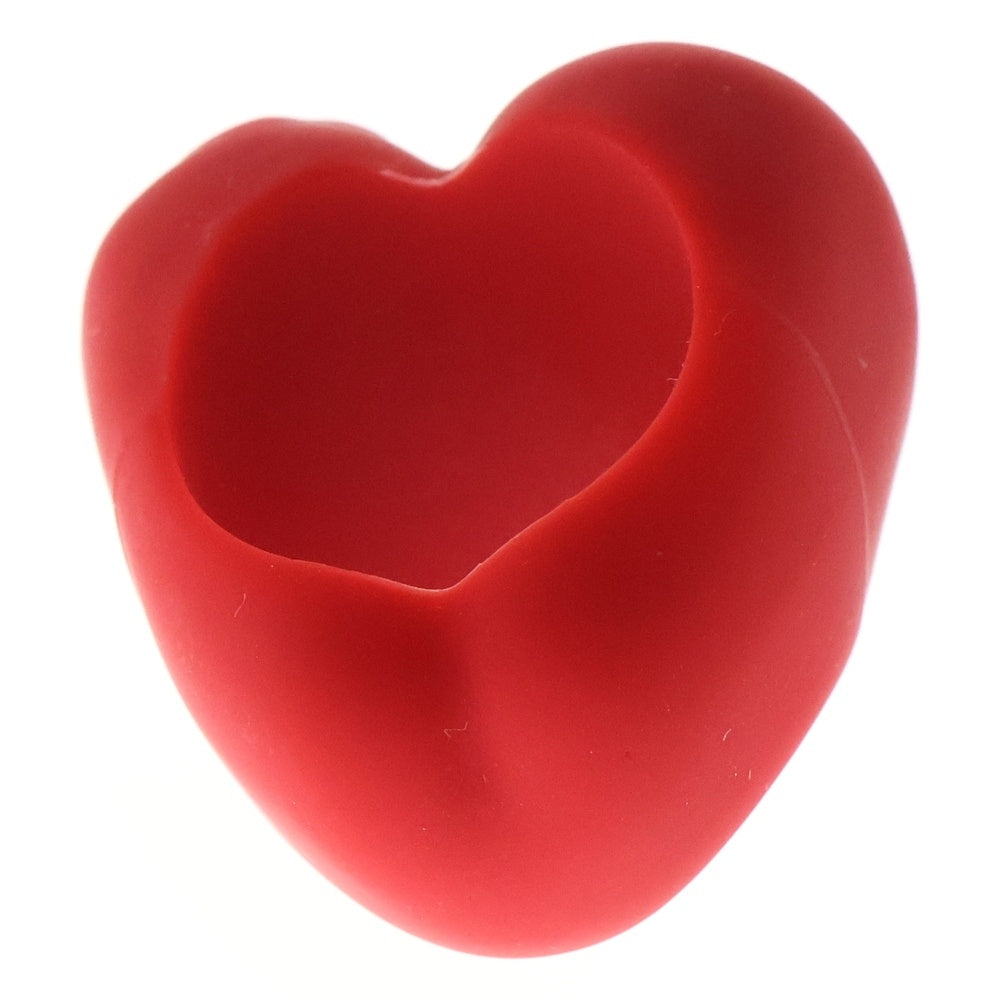 CHROME HEARTS(クロムハーツ) HEART PLSTC ハートシリコンラバーリング レッド