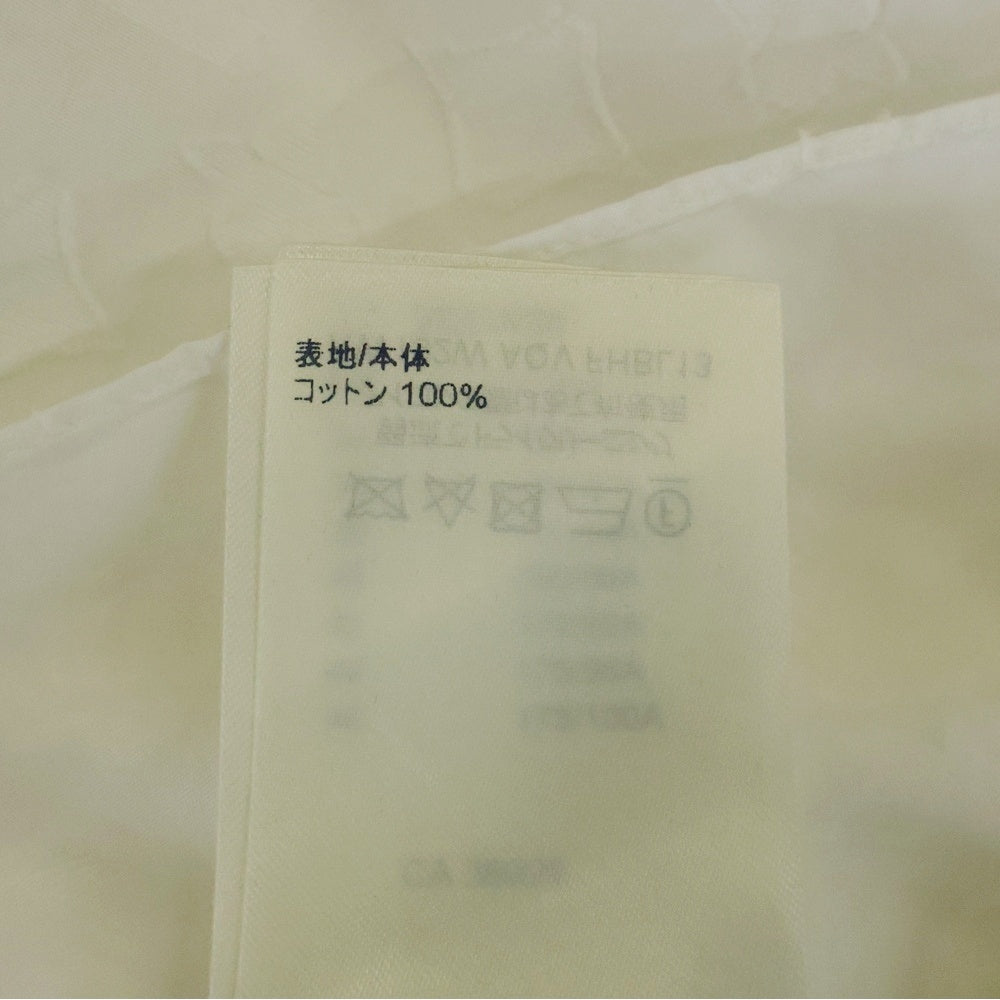 LOUIS VUITTON(ルイヴィトン) モノグラム ブラウス ホワイト RW192W AQV FHBL13