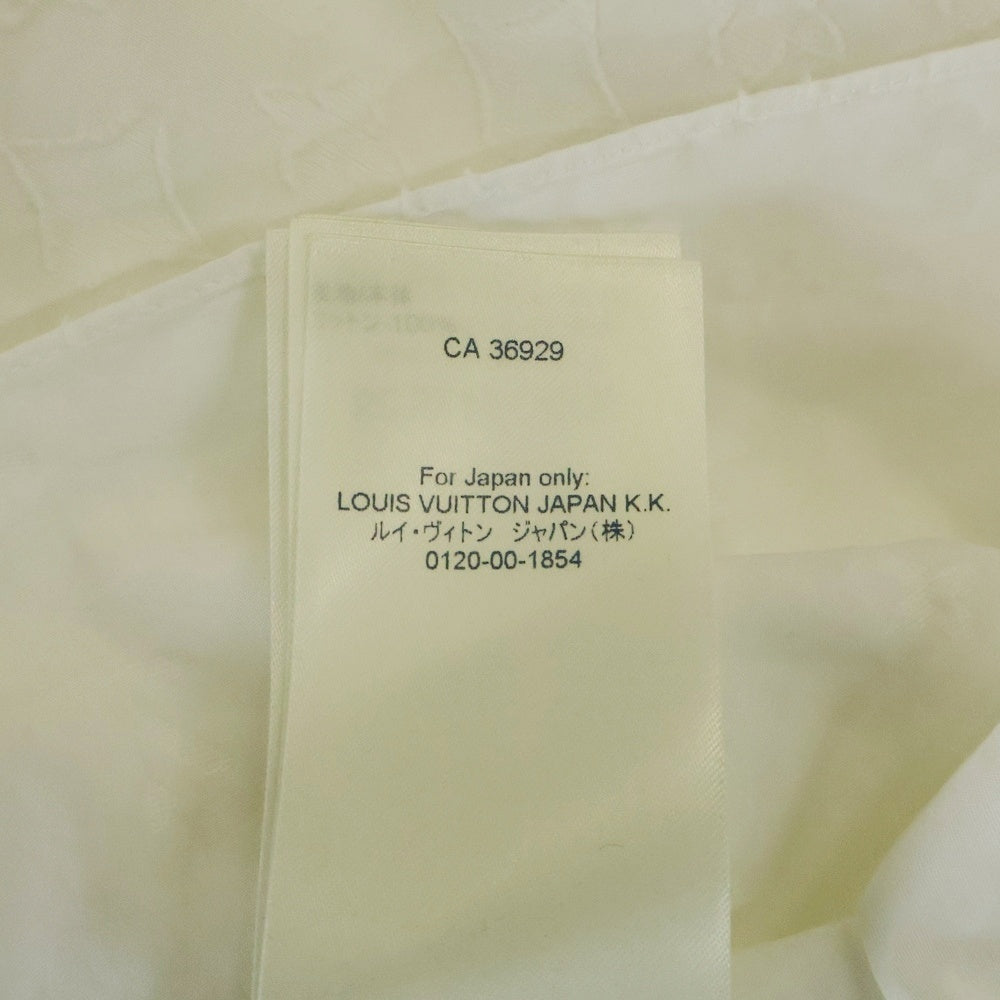 LOUIS VUITTON(ルイヴィトン) モノグラム ブラウス ホワイト RW192W AQV FHBL13