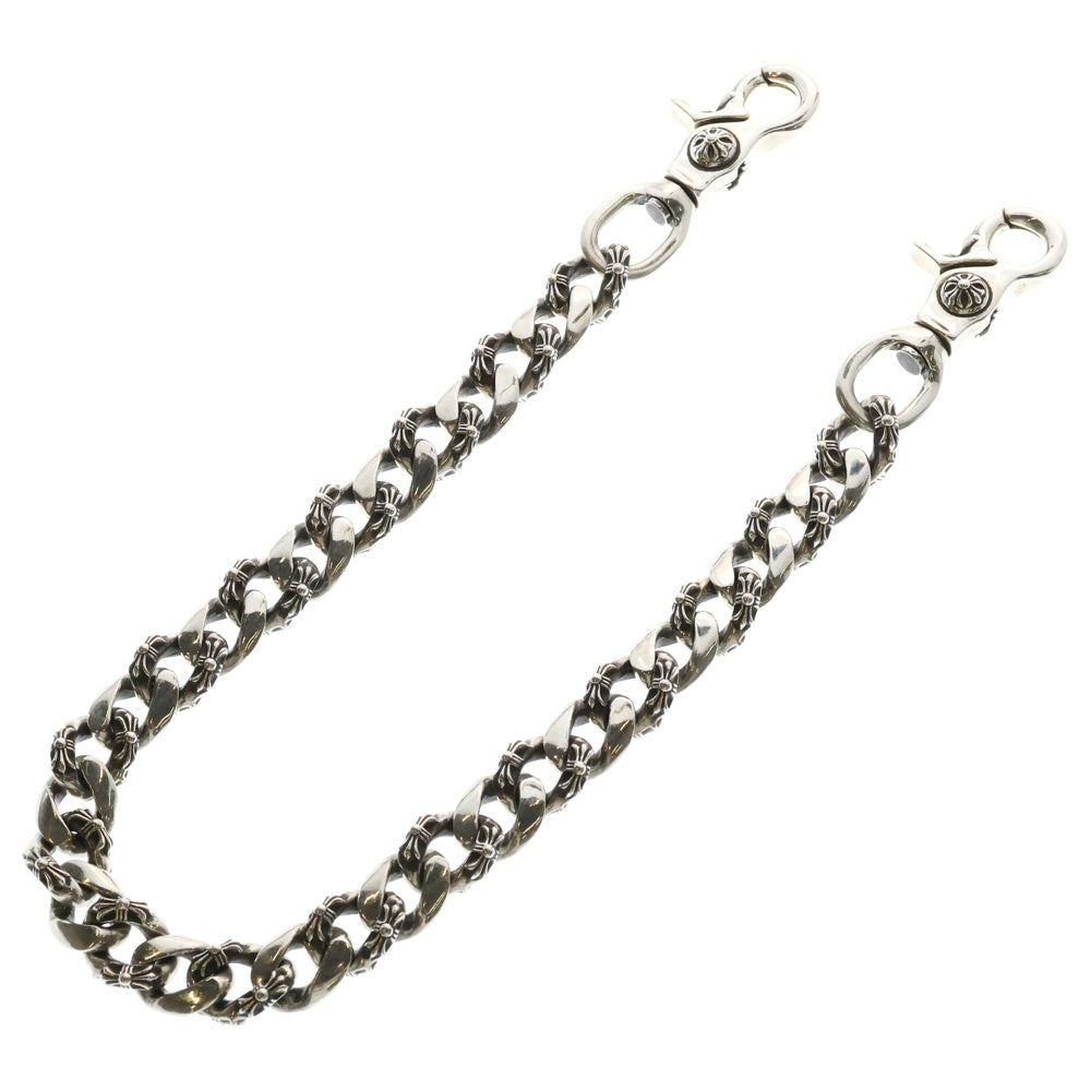 CHROME HEARTS(クロムハーツ) FANCY LONG-T/2クリップロングファンシー ウォレットチェーン シルバー BCA075