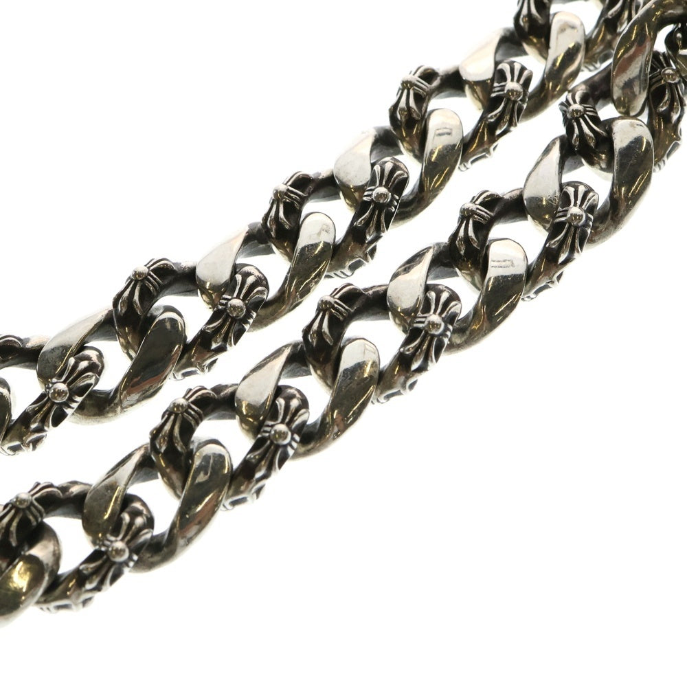 CHROME HEARTS(クロムハーツ) FANCY LONG-T/2クリップロングファンシー ウォレットチェーン シルバー BCA075