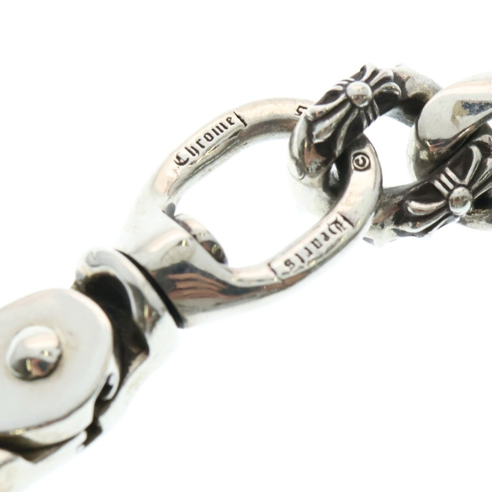 CHROME HEARTS(クロムハーツ) FANCY LONG-T/2クリップロングファンシー ウォレットチェーン シルバー BCA075