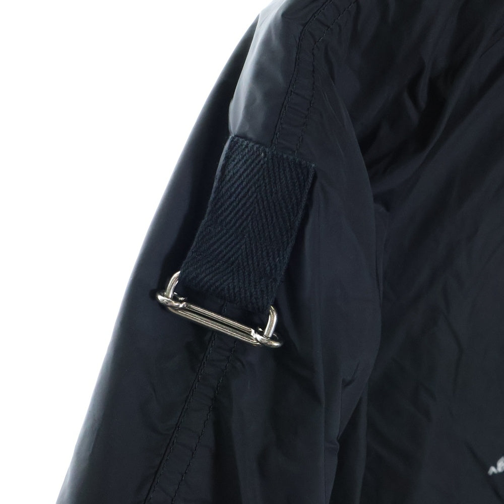 TAKAHIROMIYASHITA The SoloIst.(タカヒロミヤシタザソロイスト) 23SS accordion hood anorak jacket アコーディオンフーディ アノラック ナイロンジャケット sj.0013aSS23 ブラック