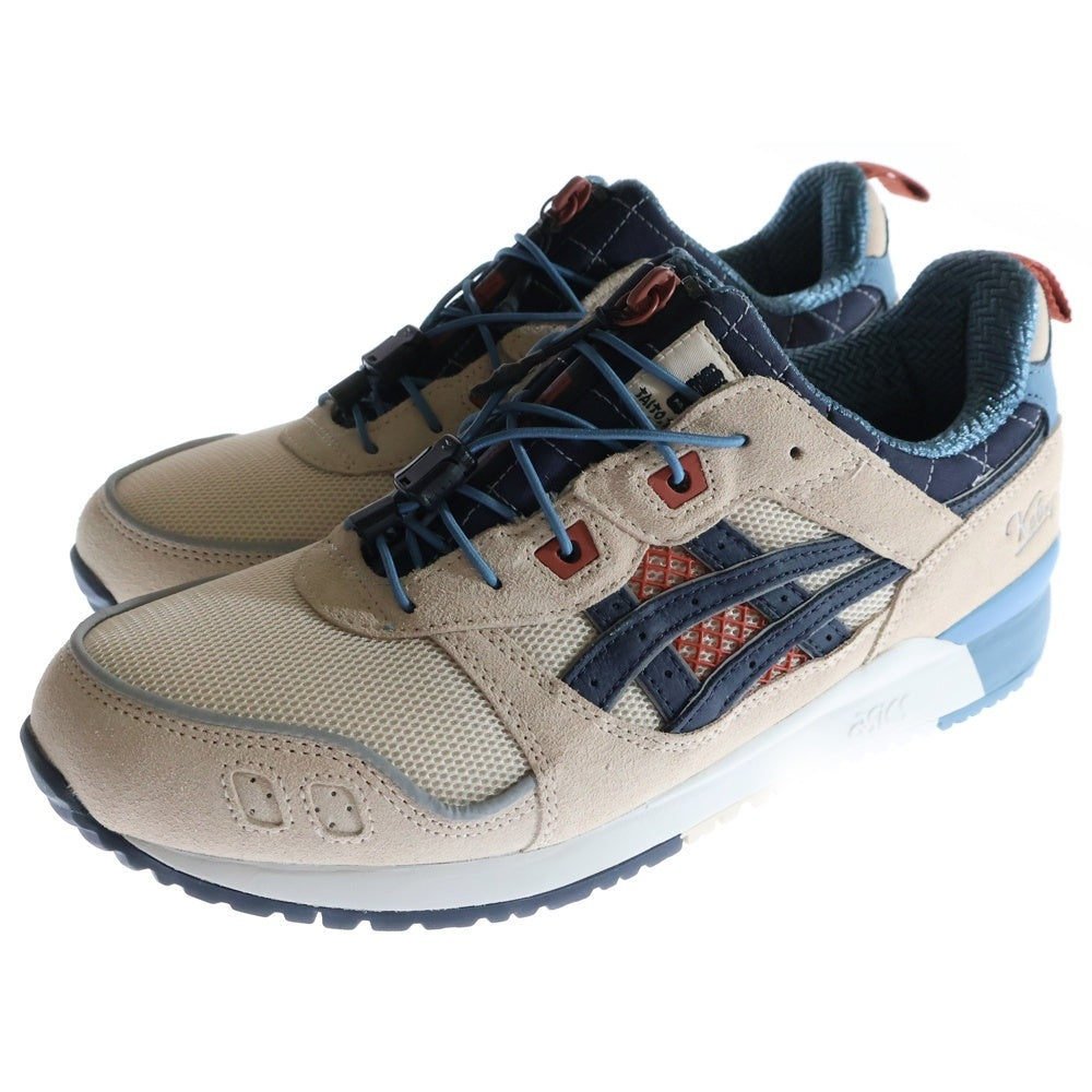 ASICS(アシックス) ×KEBOZ ×mita sneakers GEL-LYTE III OG 1201B030-700 ケボズ ミタスニーカー ゲルライト ローカットスニーカー US9/27.0cm ネイビー/ベージュ