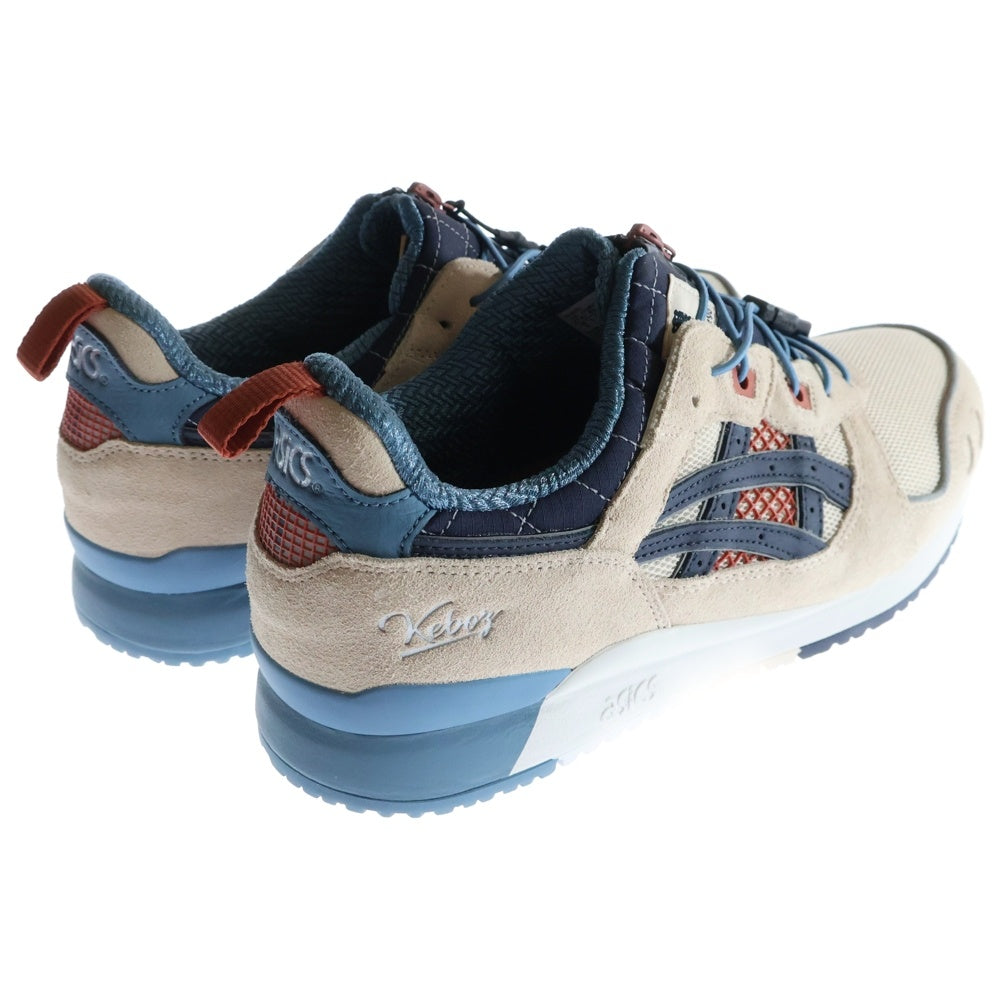 ASICS(アシックス) ×KEBOZ ×mita sneakers GEL-LYTE III OG 1201B030-700 ケボズ ミタスニーカー ゲルライト ローカットスニーカー US9/27.0cm ネイビー/ベージュ