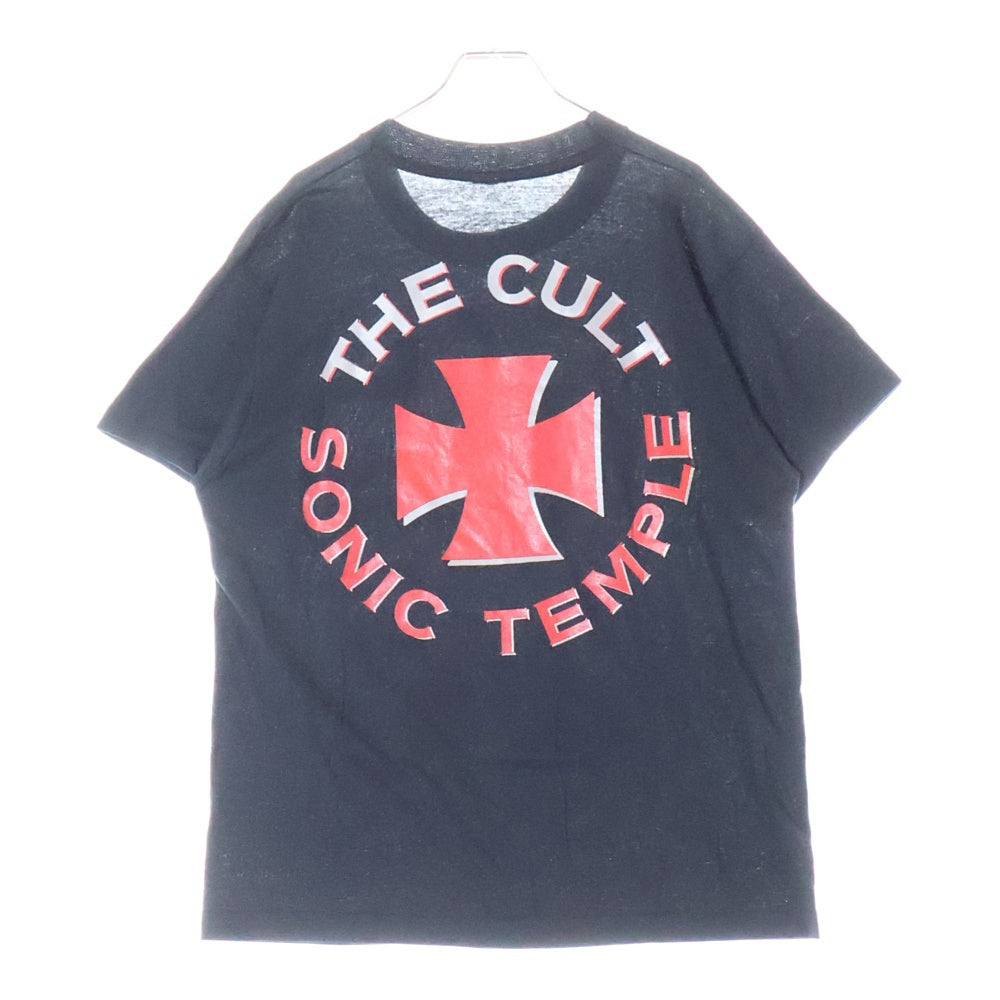 VINTAGE(ヴィンテージ) 80s THE CULT SONIC TEMPLE カルト ソニック 両面プリント Tシャツ 半袖カットソー ブラック