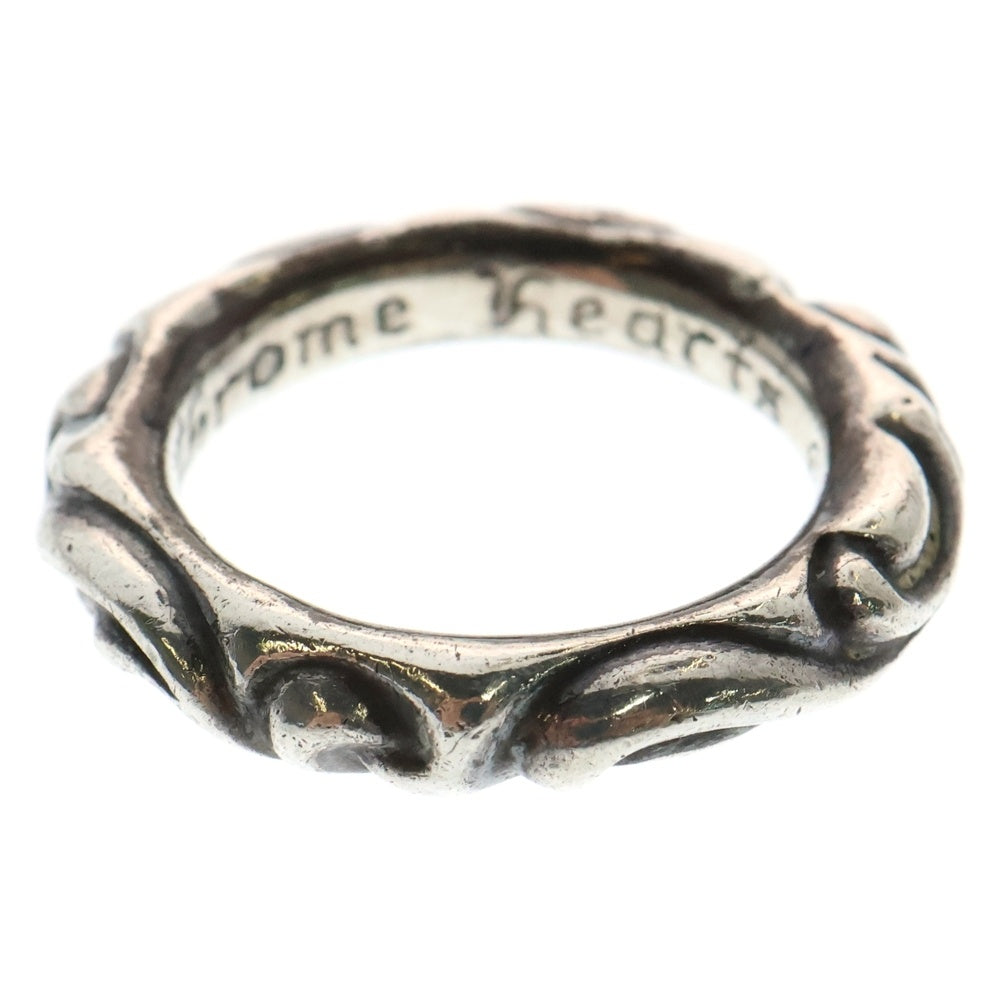 CHROME HEARTS(クロムハーツ) SCRL BAND スクロールバンド リング シルバー BCA351