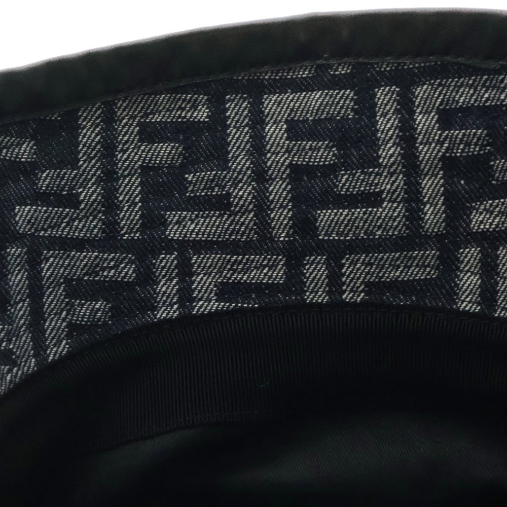 FENDI(フェンディ) FFロゴ バケットハット ブルー FXQ801 AN9H L