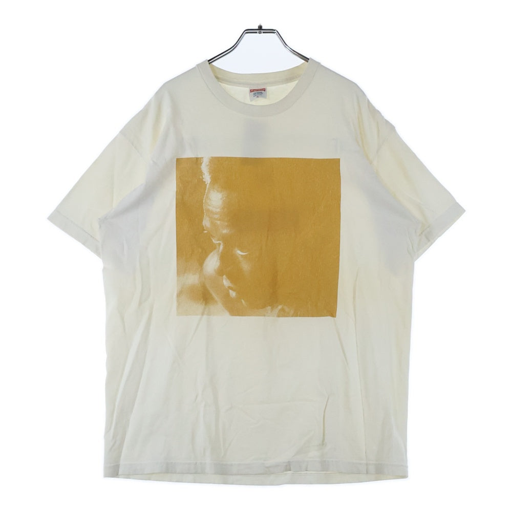 SUPREME(シュプリーム) 08SS ×Miles Davis Nefe rtiti Tee マイルドデイビス フォトプリント 半袖Tシャツ ホワイト