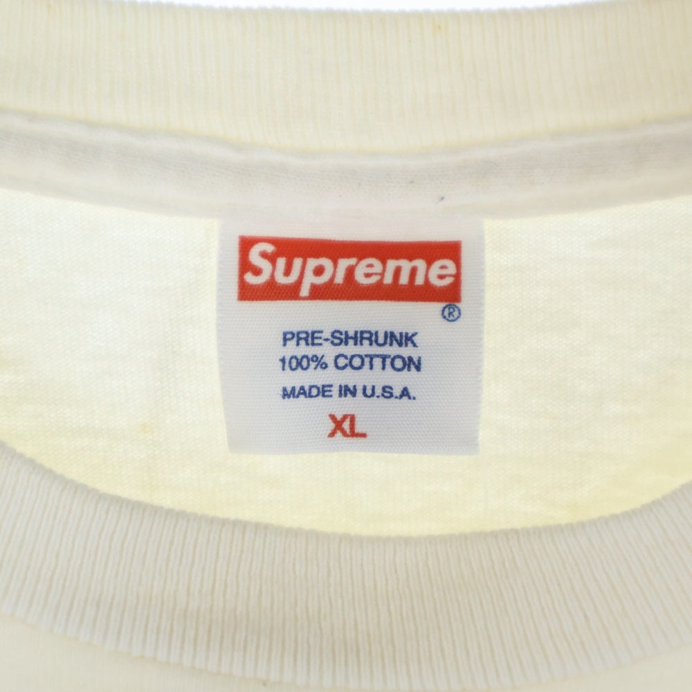 SUPREME(シュプリーム) 08SS ×Miles Davis Nefe rtiti Tee マイルドデイビス フォトプリント 半袖Tシャツ ホワイト
