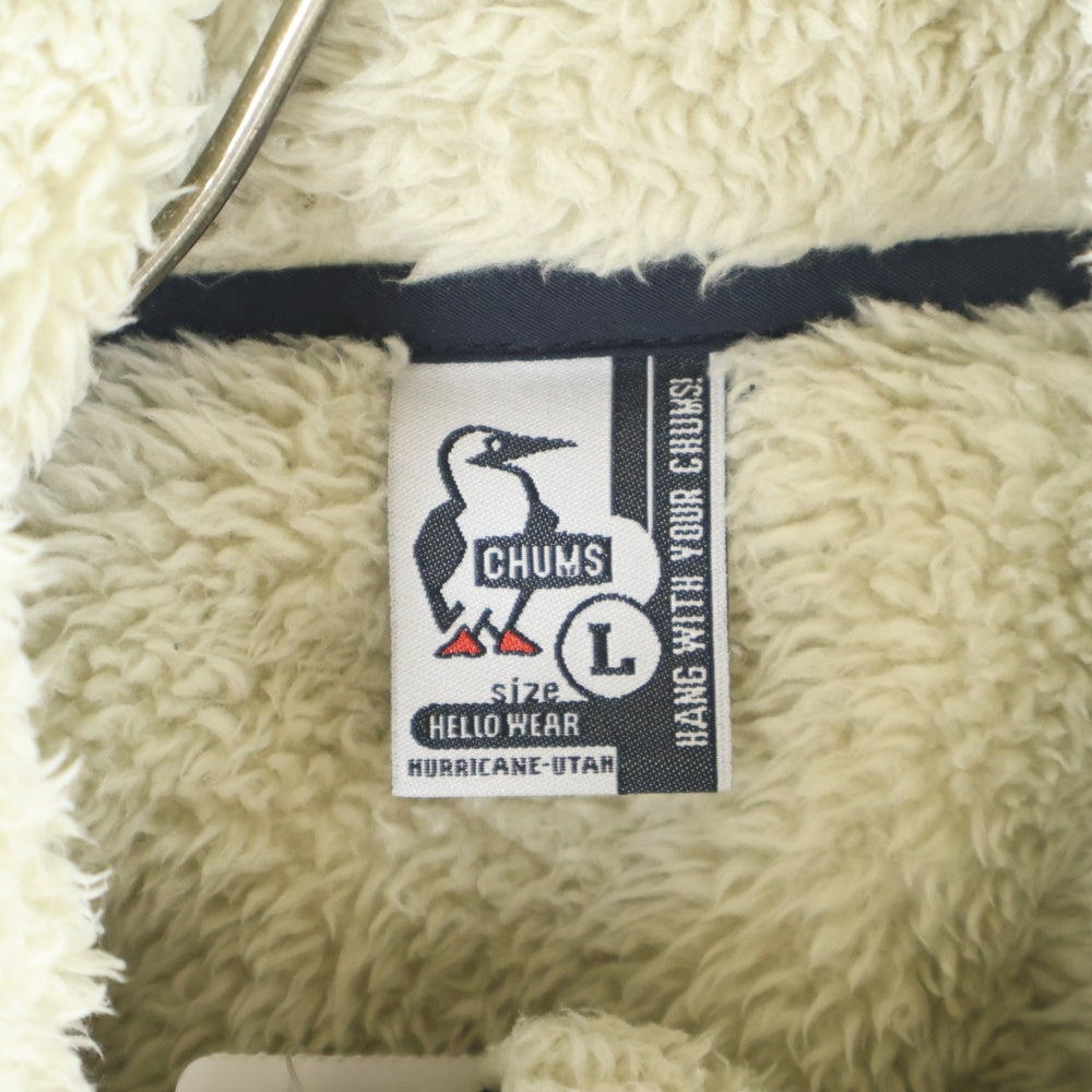 CHUMS(チャモス) BOA FLEECE JACKET ボア フリースジャケット ホワイト CH04-1436