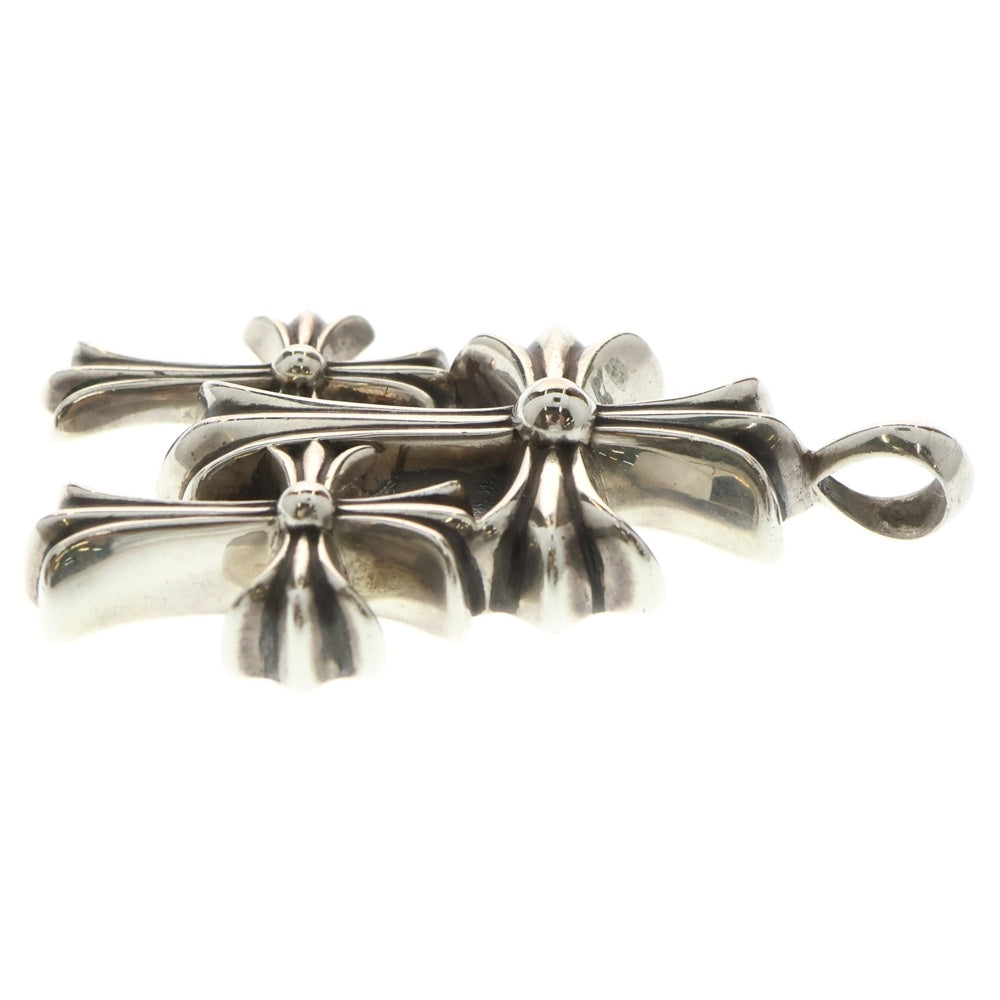 CHROME HEARTS(クロムハーツ) 3 CH CRS SML トリプルCHクロス スモール ペンダントトップ シルバー BCA201