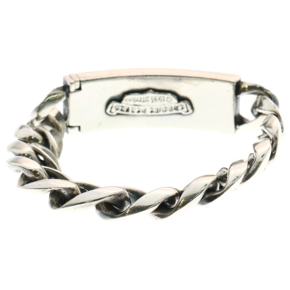 CHROME HEARTS(クロムハーツ) ID FLRL HEART/フローラルハートIDクラシックリンク シルバーブレスレット 11リンク シルバー