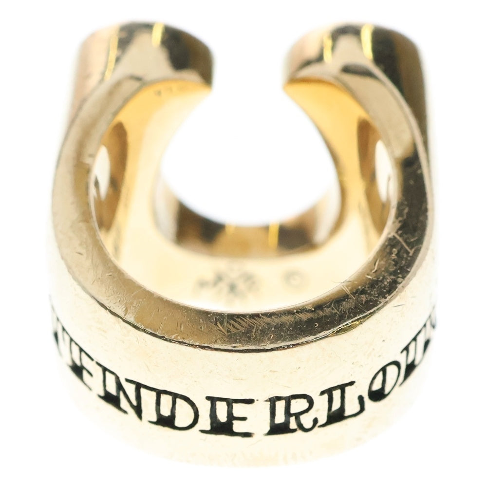 TENDERLOIN(テンダーロイン) T-H.SRING GOLD/STONE 8K ダイヤ ホースシューリング 指輪 ゴールド