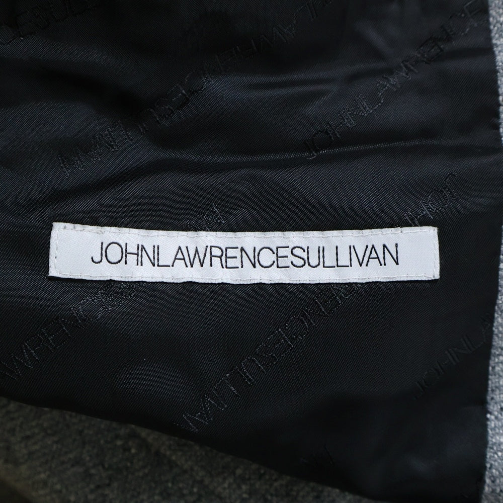 JOHN LAWRENCE SULLIVAN(ジョンローレンスサリバン) シルクウール クロップド 2B テーラードジャケット 1A008 12-03 グレー