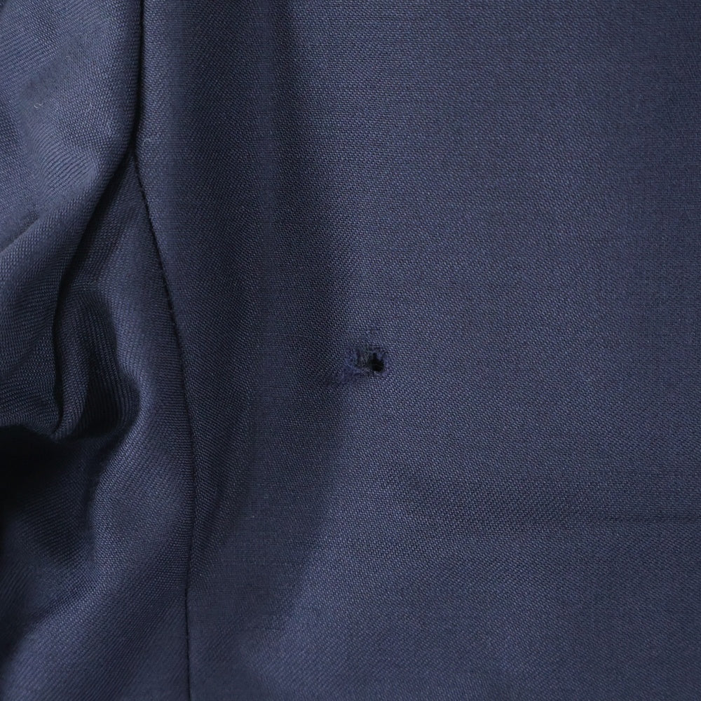 JOHN LAWRENCE SULLIVAN(ジョンローレンスサリバン) モヘアウール 真鍮ボタン スタンドカラー テーラードジャケット ネイビー