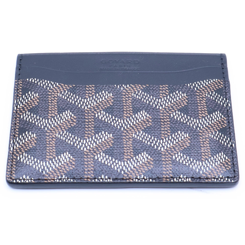 GOYARD(ゴヤール) ヘリンボーン サンシュルピス レザーカードケース グリーン