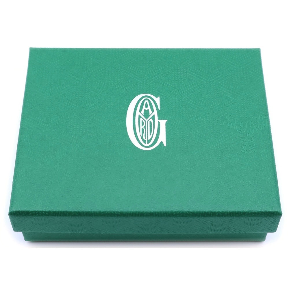 GOYARD(ゴヤール) ヘリンボーン サンシュルピス レザーカードケース グリーン