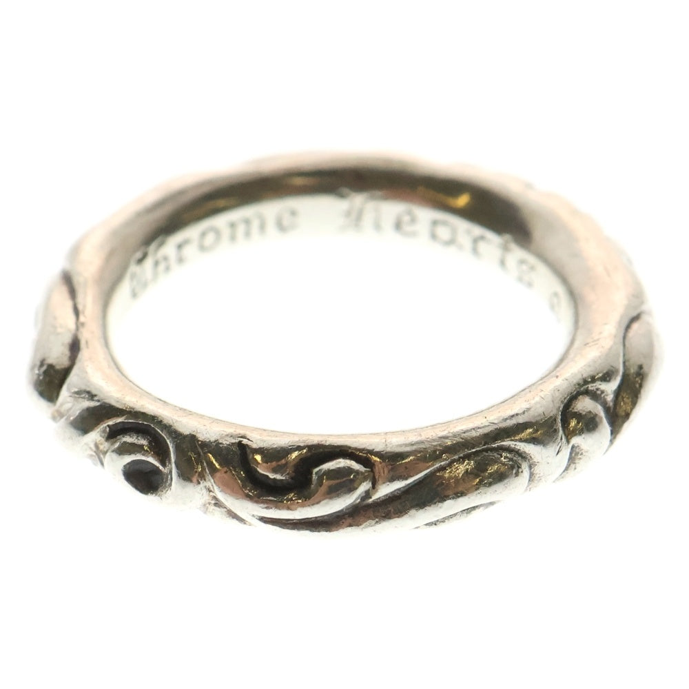 CHROME HEARTS(クロムハーツ) SCRL BAND スクロールバンド リング シルバー BCA351