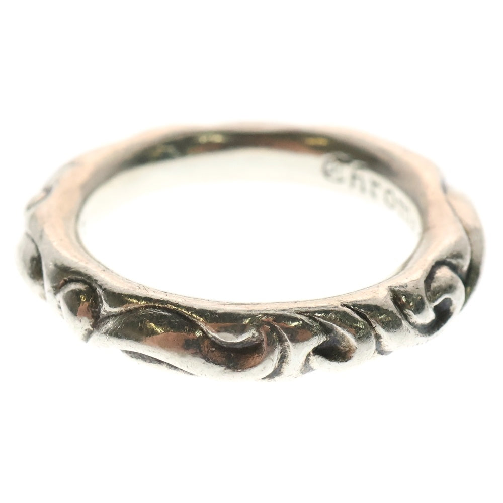 CHROME HEARTS(クロムハーツ) SCRL BAND スクロールバンド リング シルバー BCA351