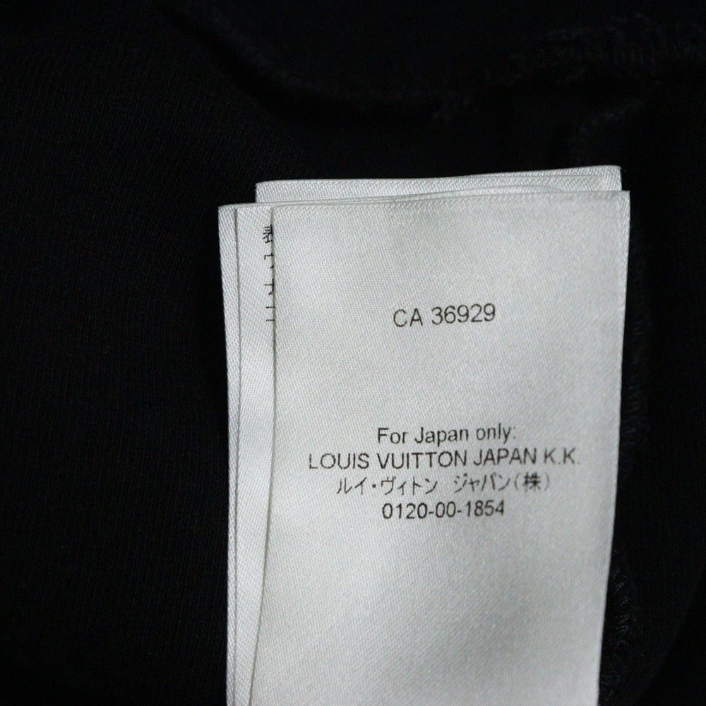 LOUIS VUITTON(ルイヴィトン) 25AW LVラインストーンロゴ 半袖Tシャツ カットソー ブラック RM252ME RWC HTY42W
