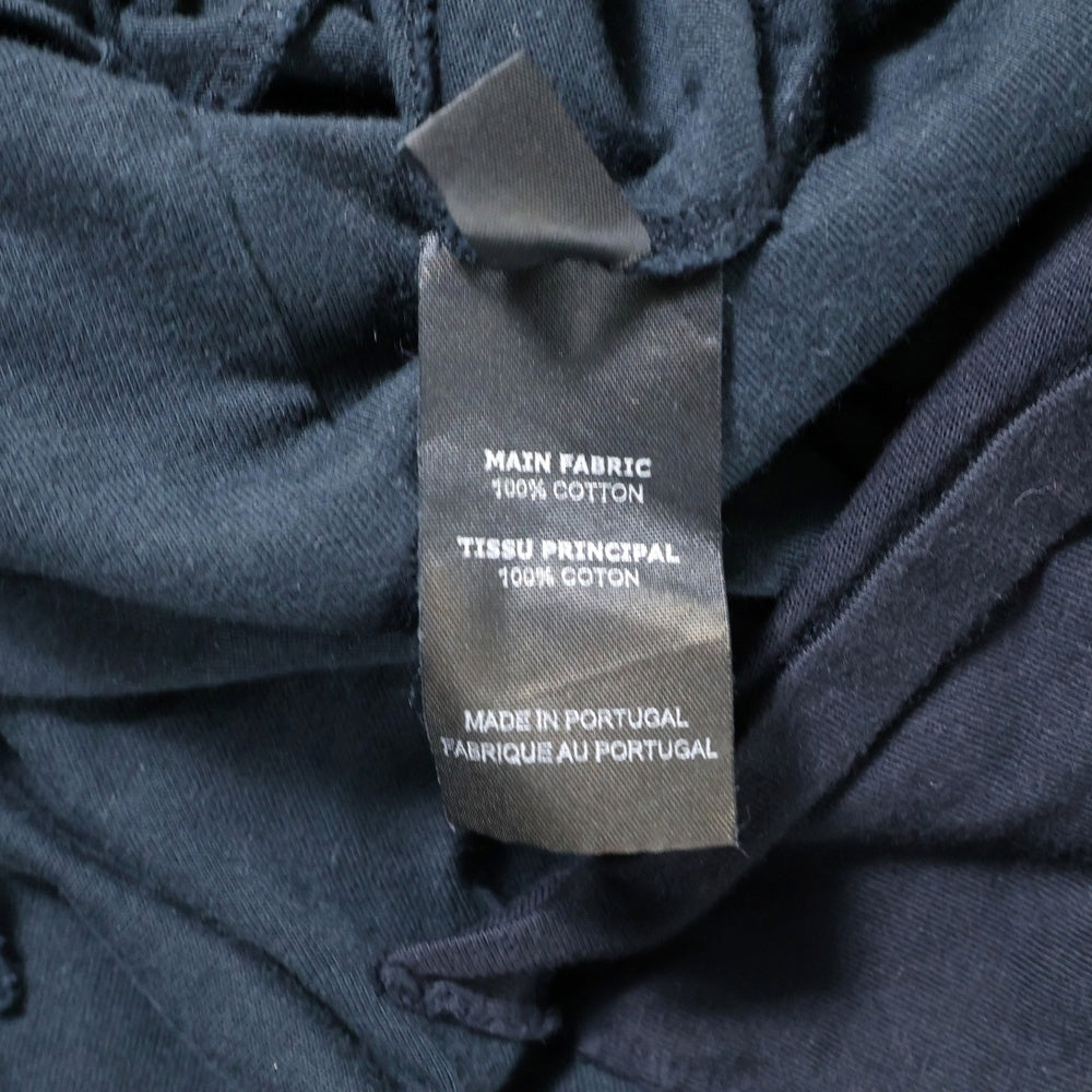 VETEMENTS(ヴェトモン) 17AW BLACK PRINTED COTTON LAYER T-SHIRT DRESS 再構築レイヤードTシャツワンピースWAH18DR10 ブラック レディース