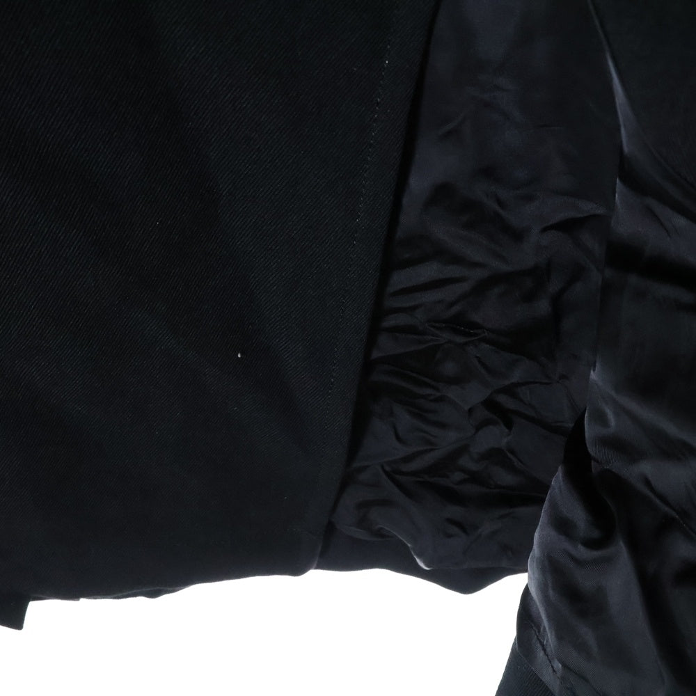 Yohji Yamamoto POUR HOMME(ヨウジヤマモト プールオム) 23AW ARMY GABARDINE TRENCH COAT HJ-C09-120 アーミーギャバジン トレンチロングコート ブラック