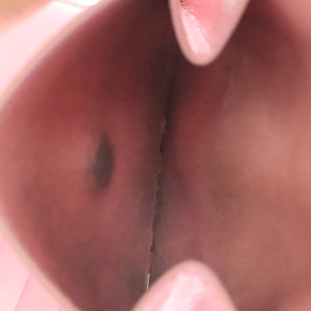 CELINE(セリーヌ) トリオンフ スモールフラップ ウォレット ピンク シャイニーカーフスキン