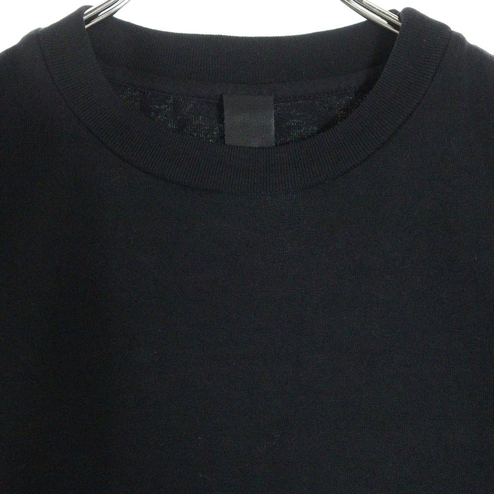 CHROME HEARTS(クロムハーツ) Y NOT 英字スモールCHクロス刺繍ショート丈半袖Tシャツ レディース ブラック