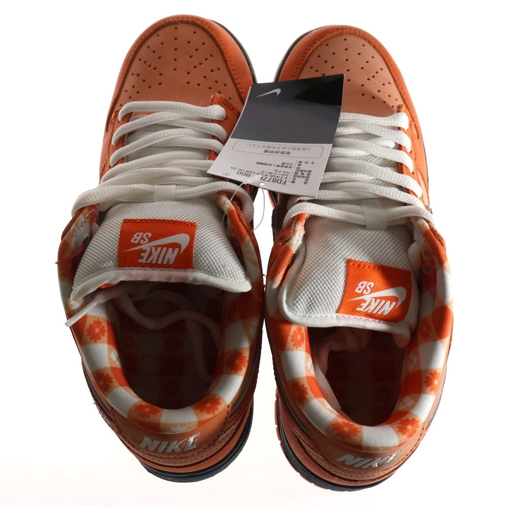 NIKE SB(ナイキエスビー) ×CONCEPTS DUNK LOW OG QS ORANGE LOBSTER FD8776-800 コンセプツ ダンク ローカットスニーカー オレンジロブスター US7.5/25.5cm