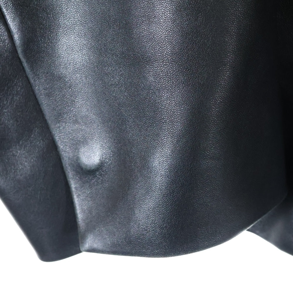 FEAR OF GOD(フィアオブゴッド) Rider シングル ジップアップレザージャケット ライダースジャケット ブラック
