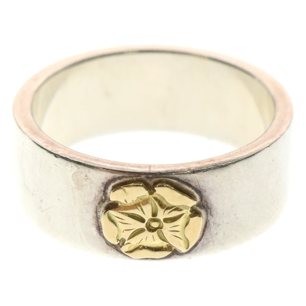 goro's(ゴローズ) ローズ平打ちリング シルバー/ゴール